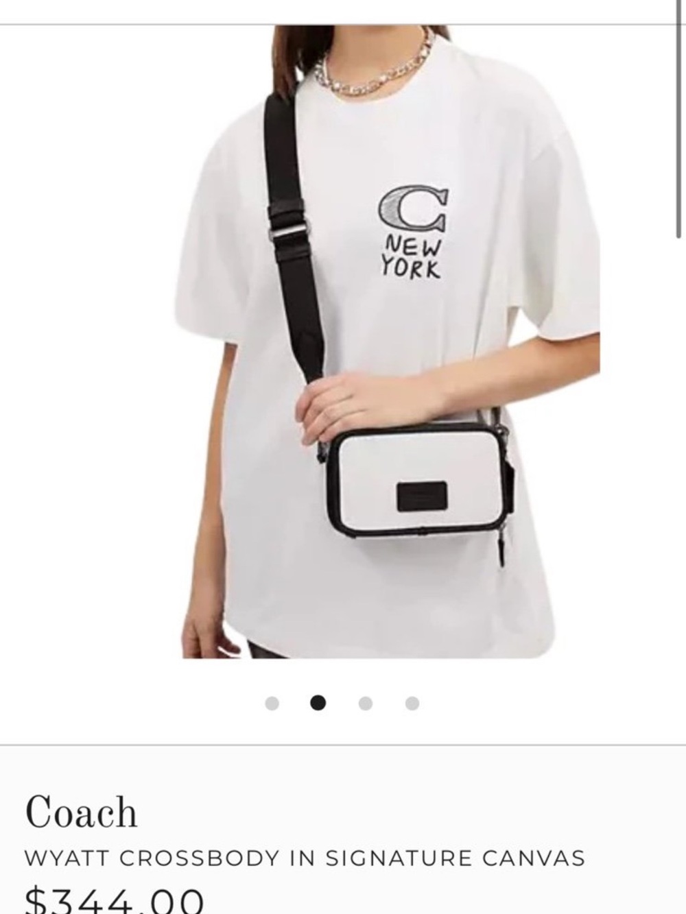 Coach WYATT CROSSBODY IN SIGNATURE CANVAS - Picture 1 of 12